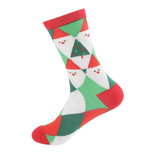 Christmas Cute Candy Cane Elk Christmas Tree Unisex Cartoon Socks 2021 Christmas Fashion Trend Men Christmas Gift Socks