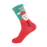 Christmas Cute Candy Cane Elk Christmas Tree Unisex Cartoon Socks 2021 Christmas Fashion Trend Men Christmas Gift Socks