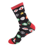 Christmas Cute Candy Cane Elk Christmas Tree Unisex Cartoon Socks 2021 Christmas Fashion Trend Men Christmas Gift Socks