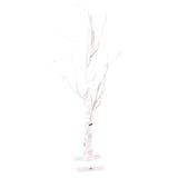 Battery Operated 45Cm 60Cm LED White Birch Tree Night Light Table Light Christmas Wedding Bedroom Decorative Tree Branches Lamps