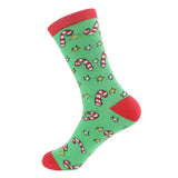 Christmas Cute Candy Cane Elk Christmas Tree Unisex Cartoon Socks 2021 Christmas Fashion Trend Men Christmas Gift Socks