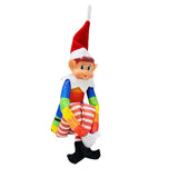 3Pcs New Red Christmas Elf Doll Rainbow Ornament Christmas Decoration Novelty Naughty Boy Christmas Elf Christmas Gift for Kids