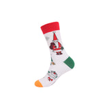 Christmas Cute Candy Cane Elk Christmas Tree Unisex Cartoon Socks 2021 Christmas Fashion Trend Men Christmas Gift Socks