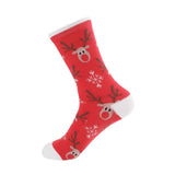 Christmas Cute Candy Cane Elk Christmas Tree Unisex Cartoon Socks 2021 Christmas Fashion Trend Men Christmas Gift Socks