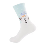 Christmas Cute Candy Cane Elk Christmas Tree Unisex Cartoon Socks 2021 Christmas Fashion Trend Men Christmas Gift Socks