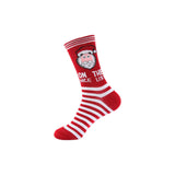 Christmas Cute Candy Cane Elk Christmas Tree Unisex Cartoon Socks 2021 Christmas Fashion Trend Men Christmas Gift Socks